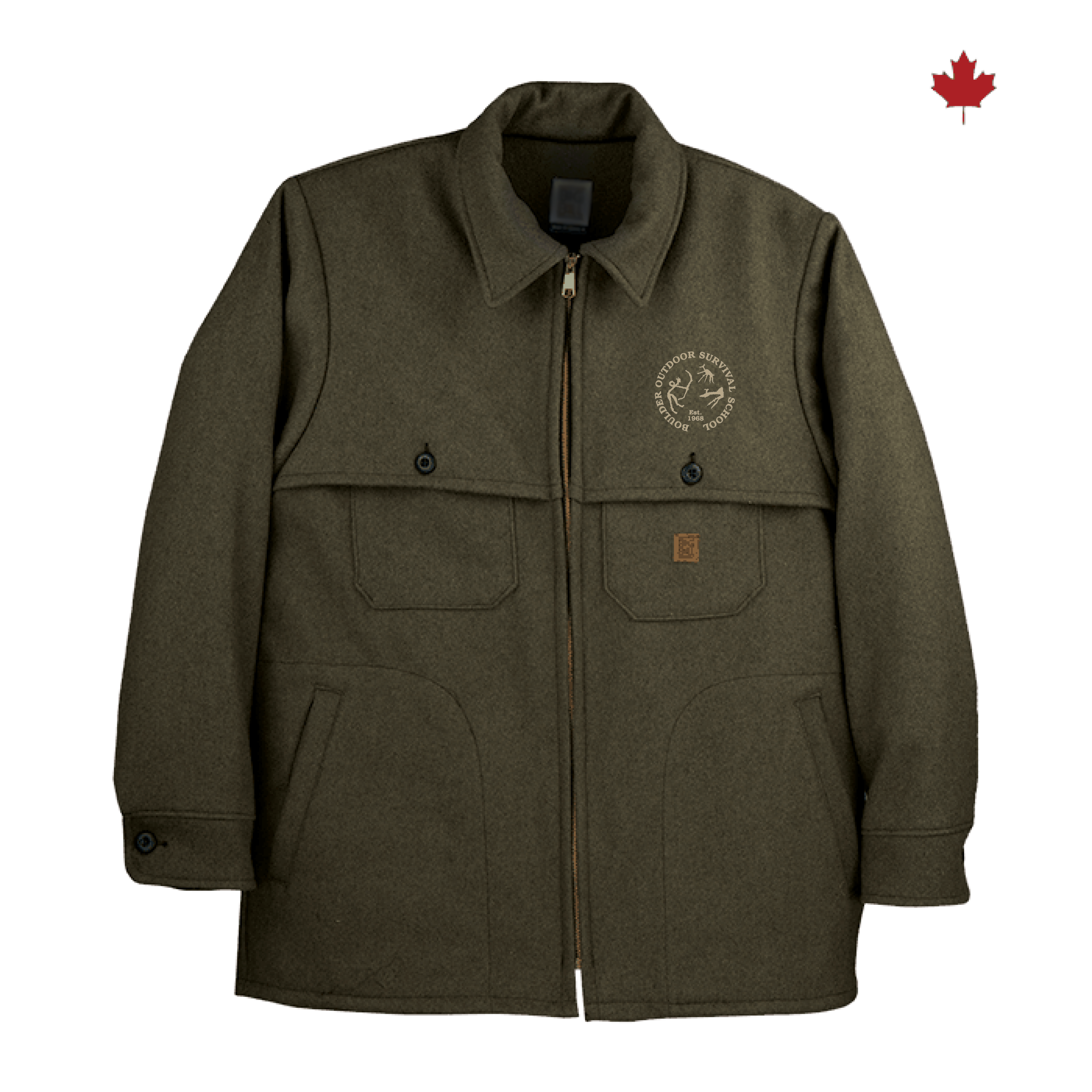 BOSS Embroidered Wool Jacket BOSS Embroidered Wool Jacket